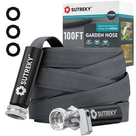 Sutreky B0fmrbbtmp 100ft Garden Hose Ultra Lightweight All-weather Water Durable And Flexible