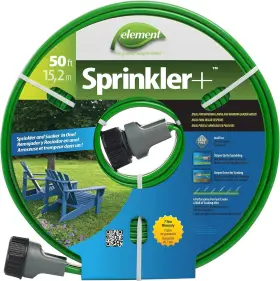 Gids-2496287 Swan Products Llc Element Sprinkler And Soaker Hose Combo 50ft Length Green