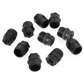 H1g2-9 Szzijia Plastic 1/2 Inch Male Thread Nozzle Spray Sprinkler Head For Irrigation Pack Of 10