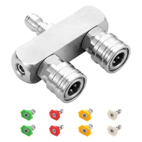 Wf17 Tasuox 2-in-1 Pressure Washer Tips Dual Nozzle Tip With 8 Power Was Wf17 Tasuox 2-in-1 Pressure Washer Tips Dual Nozzle Tip With 8 Power Was