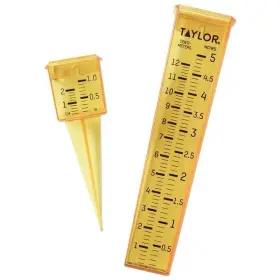 Taylor R Precision Products 077784027158 2715 2-in-1 Rain And Sprinkler Gauge