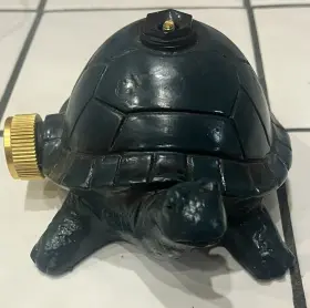 Hl9194792 The Spring Shop Green Turtle Garden Flowerbed Sprinkler Statue