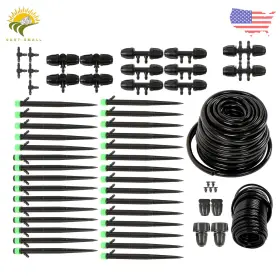 Esl1766565 Thomletha 130ft Drip Irrigation System Plant Adjustable Garden Watering Hose Spray Kits