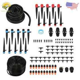 Esl1766655 Thomletha Greenhouse Micro Drip Irrigation Kit Automatic System Misting 226ft