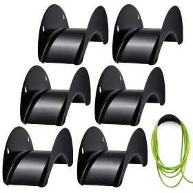 B0c5hrgnlj Thyle 6 Pcs Heavy Duty Metal Garden Water Hose Holder Wall Mount Rustproof