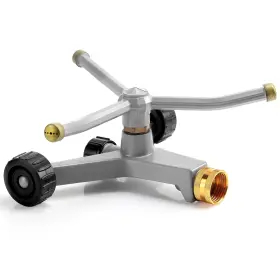 Son-tiangrid-1230 Tiangrid 1 Pc Metal Rotary Lawn Water Sprinkler 3 Arm Heavy Duty Automatic Revolving W