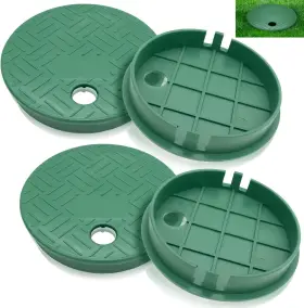 Ticikim 705353557477 4 Pack Sprinkler Valve Cover Box Lid For Irrigati