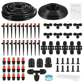 Agtioo7008 Tigvio Complete 234ft Drip Irrigation System With 87 Quick Connectors - Automatic