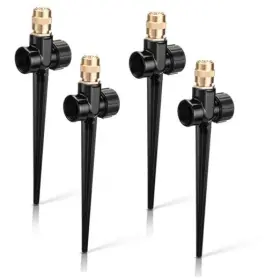 Boo-tioncy-4077 Tioncy 4 Pack Metal Lawn Sprinkler Automatic Garden Water On Spike Boo-tioncy-4077 Tioncy 4 Pack Metal Lawn Sprinkler Automatic Garden Water On Spike