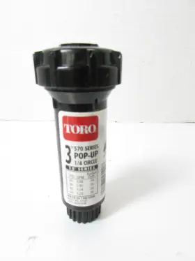 Toro 021038531007 New 53100 3 Inch 570 Series Pop Up Sprinkler 15ft 1/4 Circle Usa Toro 021038531007 New 53100 3 Inch 570 Series Pop Up Sprinkler 15ft 1/4 Circle Usa