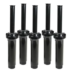 Toro 021038534589 53458 5-pack 570 Series 4 Inch 15ft Half Nozzle Pop-up Sprinkler Black