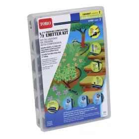 Toro 021038536194 Blue Stripe Drip 1/2 Inch Emitter And Stake Kit
