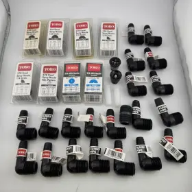 35-2748 Toro Lot Of Irrigation Spray Nozzles And Funny Pipe Elbows - 30 Pieces 35-2748 Toro Lot Of Irrigation Spray Nozzles And Funny Pipe Elbows - 30 Pieces