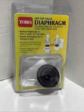 53804 Toro Jar Top Valve Diaphragm For 3/4 Inch And 1 Valves Model # New 53804 Toro Jar Top Valve Diaphragm For 3/4 Inch And 1 Valves Model # New