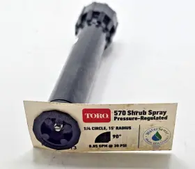 54113 Toro Qty 4 570 Series Pressure Regulating Shrub Spray Sprinkler 1/4 Cir 54113 Toro Qty 4 570 Series Pressure Regulating Shrub Spray Sprinkler 1/4 Cir