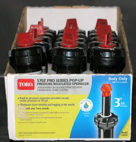 54820 Toro 570z Pro Series Pop-up Sprinkler Body Only - Case 15 Pack