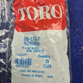 89-1767 Toro New Lot Of 250 Sprinkler Nozzles With Screen Nib See Pictures