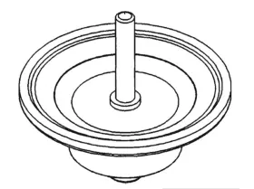 9-5361 Toro - 1.5 Inch 220 Brass Valve Diaphragm Assmby