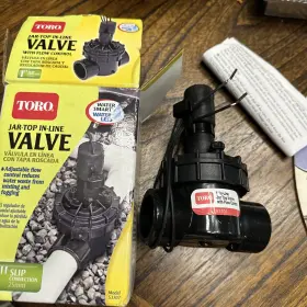 53707 Toro Irrigation 150 Psi 30 Gpm Jar Top In-line Valve 1 Inch With Flow Control 53707 Toro Irrigation 150 Psi 30 Gpm Jar Top In-line Valve 1 Inch With Flow Control