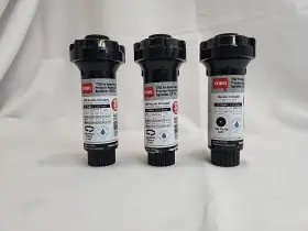 54817 Toro Irrigation Qty 3 570 Series Plastic Full-circle Pop-up Sprinkler 1/2 X H Inch