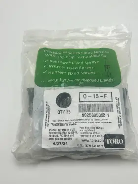 O-15-f Toro 13 Pack Sprinkler Nozzel Replacement Lawn Irrigation Female Threads