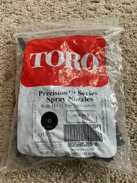 O-t-15-f Toro 25x 360- Male Threaded Precision Nozzle Sprinkler Irrigation 15ft
