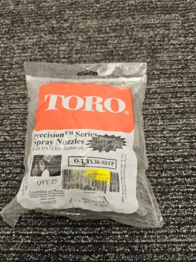 O-t-4x30-sstp Toro Qty 25 Precision Series Spray Nozzle Gray Male Threaded
