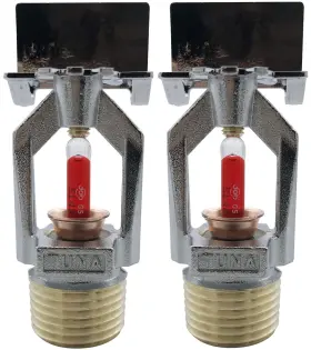 Nx021c2 Tuna 2 Pack Fm Approved 1/2 In Npt Fire Sprinkler Head 155 F K 5.6 Sidewall Spray