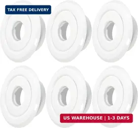 Tunamax 705124113581 6 Pack 1/2 Inch Ips Fire Sprinkler Escutcheons 3/4 Adjustment H Tunamax 705124113581 6 Pack 1/2 Inch Ips Fire Sprinkler Escutcheons 3/4 Adjustment H