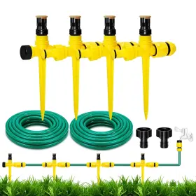 Uc-3300720 Ucinnovate Garden Sprinkler 360 Rotation Lawn Sprinklers Above Ground