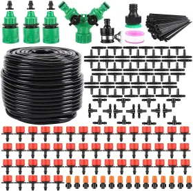 Unique 445013032007 Garden Automatic Irrigation System 164ft 200 Pack Drip Kit 1/4 Inch Blank
