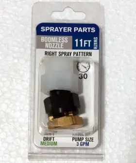 Bn2bp116rsx-cs Valley Industries Right Spray Boomless Nozzle For 3 Gpm 11ft