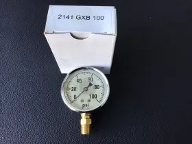 Cs-2141gxb100 Valley Liquid Filled Pressure Gauge 2.5 Inch 1-100 Psi