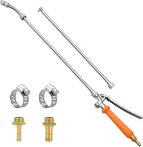 Vanpet 768531789732 All Metal Replacement Sprayer Wand 1/4 Inch And 3/8 Brass Barb Repl