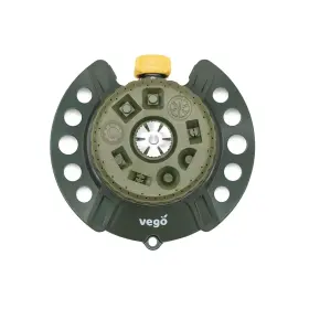 9-pattern Vego 810092608905 Turret Pattern Sprinkler Heavy-duty Metal Base Up To 1115 Sq. Ft 9-pattern Vego 810092608905 Turret Pattern Sprinkler Heavy-duty Metal Base Up To 1115 Sq. Ft