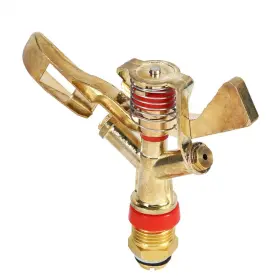 Viagasafamido 743562695498 Lawn Sprinkler Head 1/2 Inch Brass Rotate Rocker Arm Water Spri