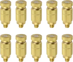Fxtj1221 Vkinman 10/24 Unc Brass Misting Nozzle 10 Pack High Pressure Spray
