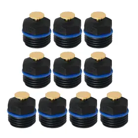 Fxtj1227 Vkinman 10pcs 1/2 Inch Adjustable 360 Degree Atomizing Sprinkler Nozzles For Garden