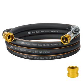 Vundara B0fr34kmgk 5/8in 10ft Heavy Duty Garden Hose Flexible Hybrid Rubber Water No M