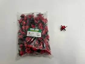 Pc16 Wade Rain Pack Of 100 Genuine Oem Irrigation Sprinkler Dripper - Red