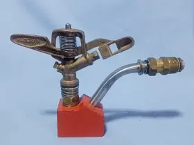 Wr-33 Waderain Heavy Duty Brass Sprinkler Head 3/4 Inch With Wheel Line Leveler Wr-33 Waderain Heavy Duty Brass Sprinkler Head 3/4 Inch With Wheel Line Leveler