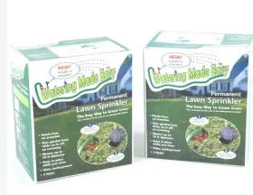 Ss13 Watering Made Easy 2 Pop Up / Down Diy Lawn Sprinkler System - Hides Underground Install