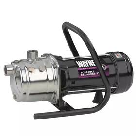 Wayne 711181578614 1 Hp Stainless Steel Portable Sprinkler Pump