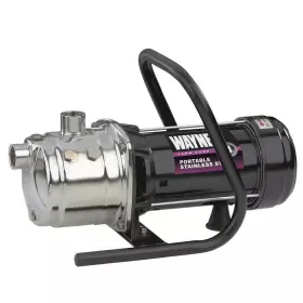 Wayne 711181578614 1 Hp Stainless Steel Portable Sprinkler Pump