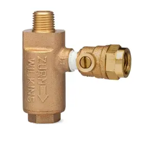 14-zwfr Wilkins 1/4 Inch Mnpt Metal Freeze Relief Valvew/test Cock