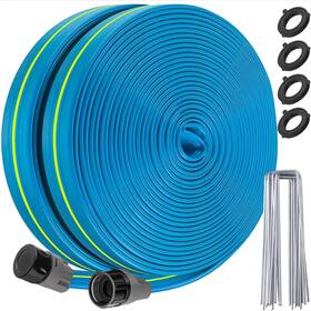 Winisok 744110265682 Flat Sprinkler And Soaker Hose For Garden Heavy Duty 3-tube Lawn Irrigati
