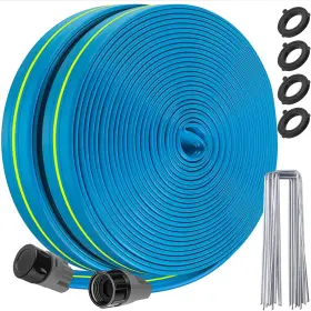 Winisok 744110265682 Flat Sprinkler And Soaker Hose For Garden Heavy Duty 3-tube Lawn Irrigati