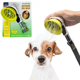 B07cv3f6ds Wondurdog Outdoor Dog Wash Garden Hose Nozzle For Bath And Quick Paw Rinses. Spl