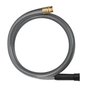 B08p4y8kjx Worth Short Lead-in Gray Garden Hose 3/4 Inch X 5ft - Kink Free No Leaking