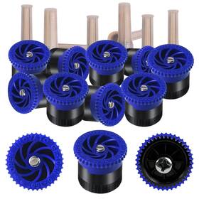 Wzflrua 730849570289 Sprinkler Nozzle 10 Pieces -360 Adjustable Pattern 9.8ft Spray 10an